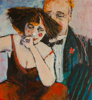 Print of Expressionism Love Paintings by Jennifer Croom