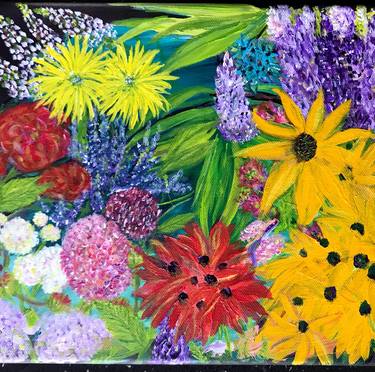 Original Floral Painting by Deborah Murphy