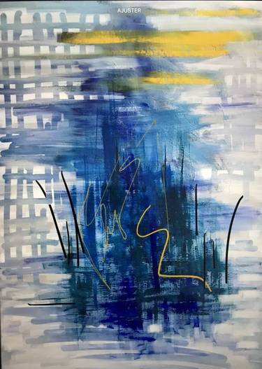 Original Abstract Painting by Michèle Rocca