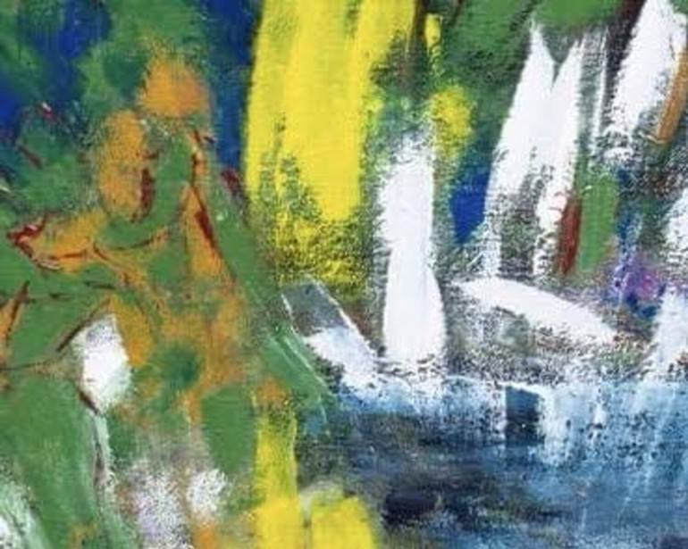 Original Abstract Expressionism Nature Painting by Michèle Rocca