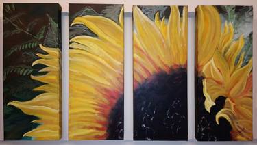 FOUR SHADES OF SUNFLOWER thumb