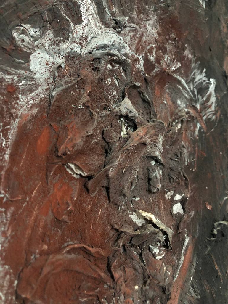 Original Abstract Expressionism Abstract Painting by Carlos Villena