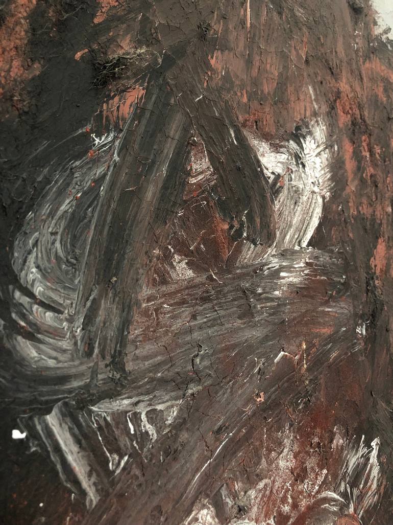 Original Abstract Expressionism Abstract Painting by Carlos Villena