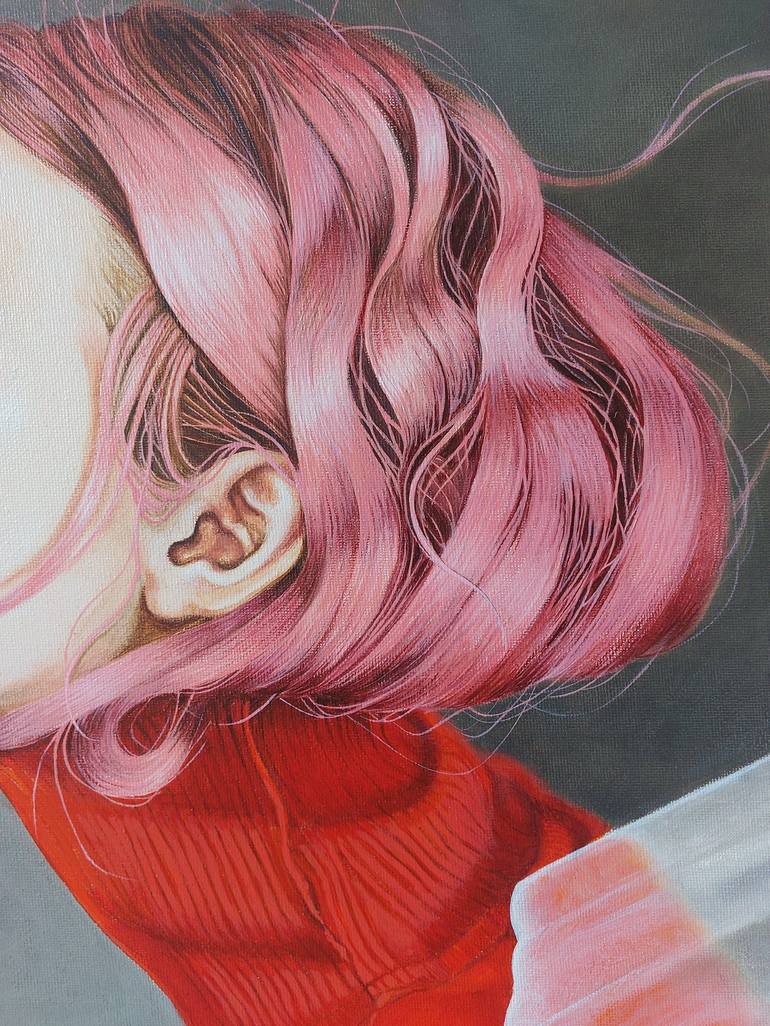 Original Portrait Painting by Cristina Cañamero