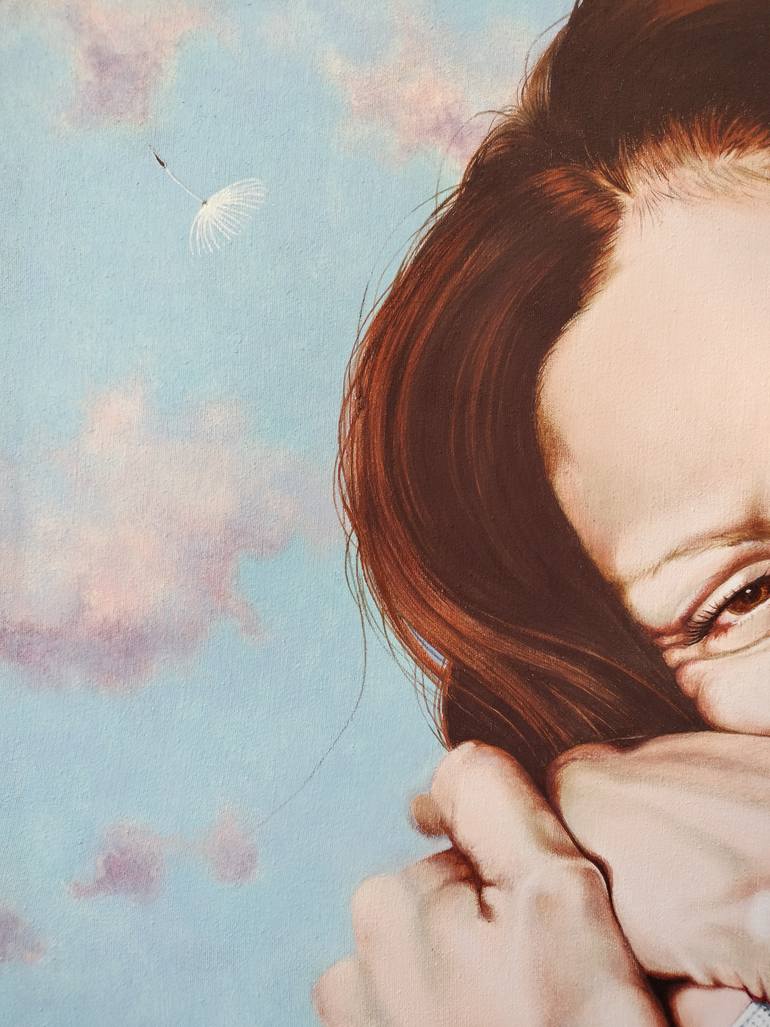 Original Figurative People Painting by Cristina Cañamero