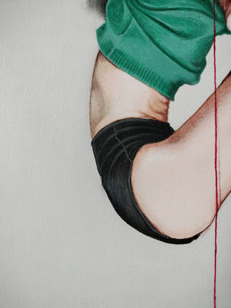 Original Figurative Women Painting by Cristina Cañamero