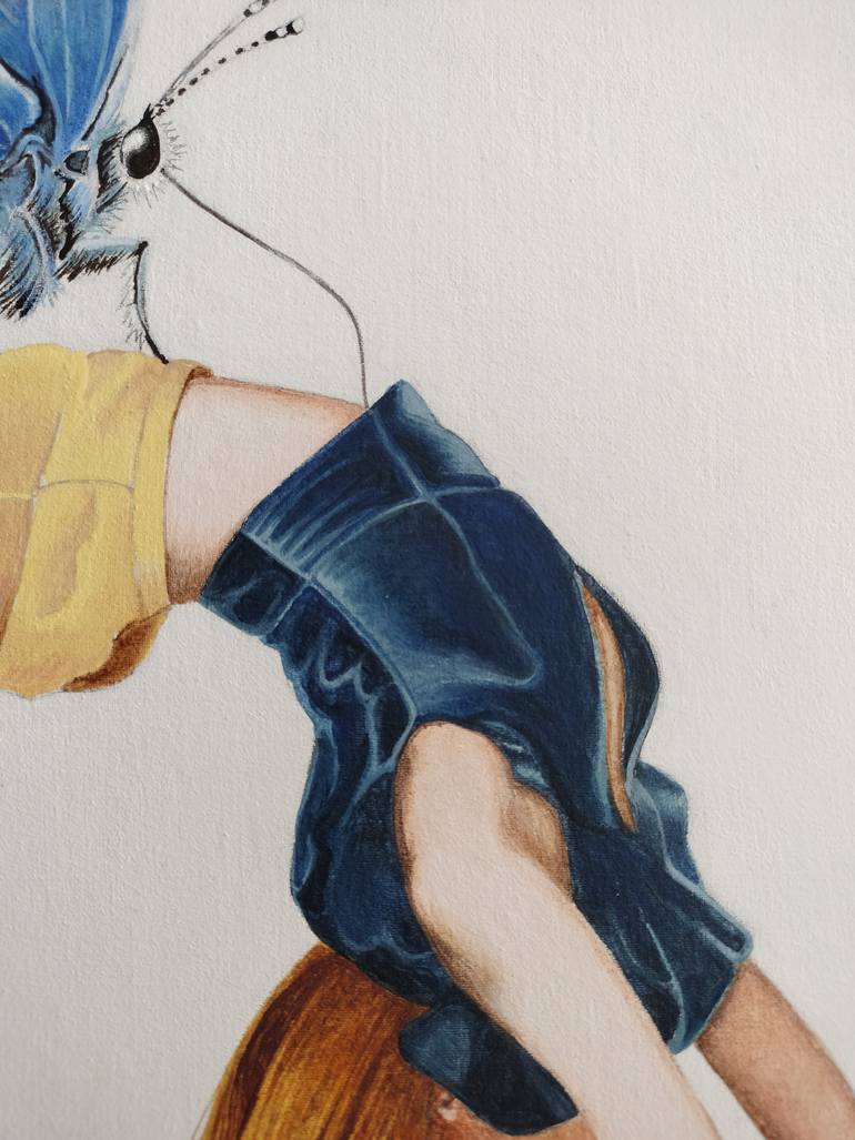 Original Figurative Fantasy Painting by Cristina Cañamero