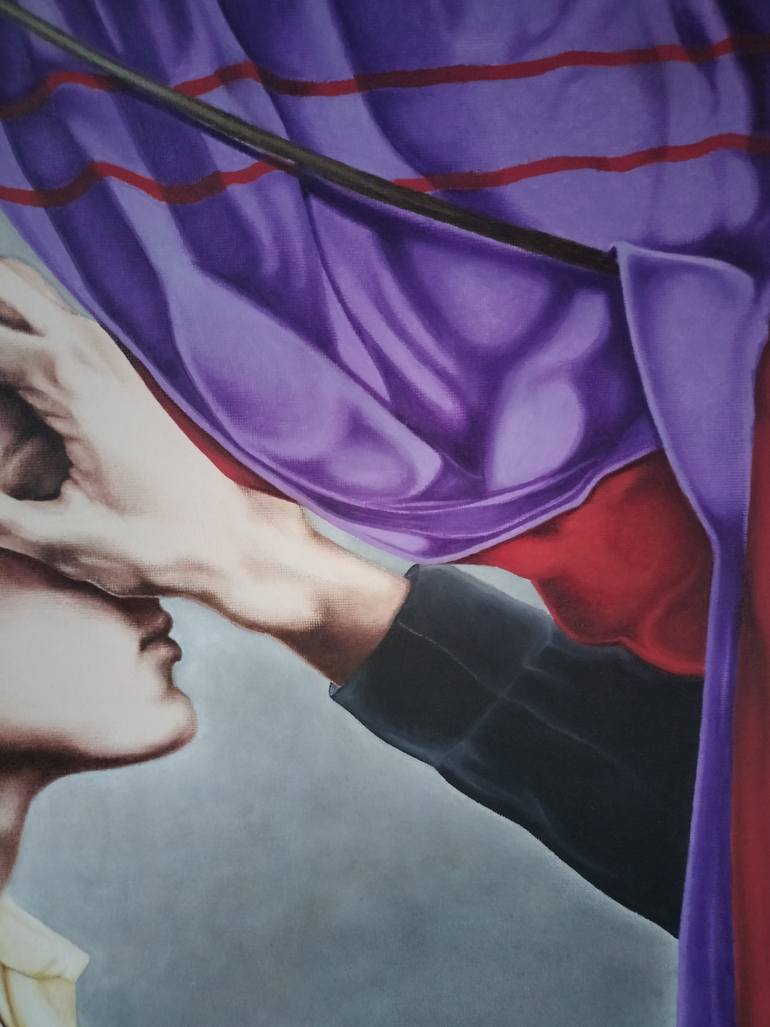 Original Figurative Women Painting by Cristina Cañamero