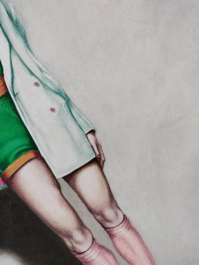 Original Figurative Women Painting by Cristina Cañamero