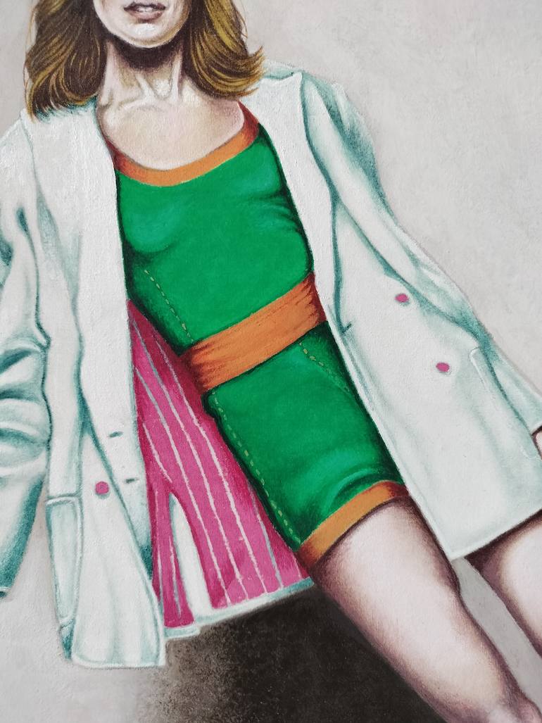 Original Figurative Women Painting by Cristina Cañamero