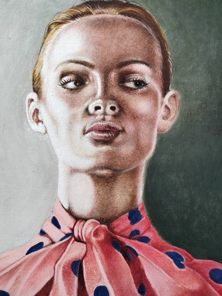 Original Figurative Women Painting by Cristina Cañamero