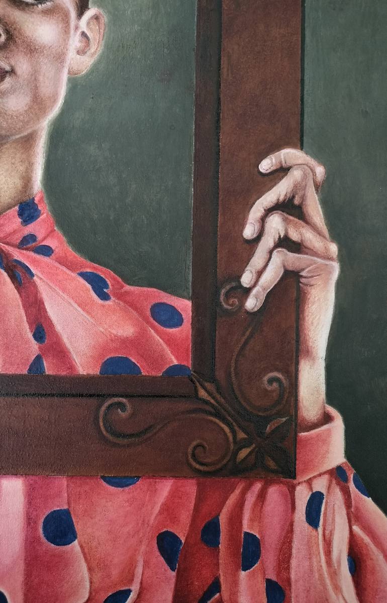 Original Figurative Women Painting by Cristina Cañamero