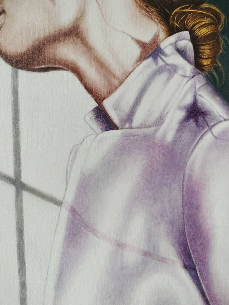 Original Figurative Women Painting by Cristina Cañamero