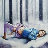 Abandono. The painting is being auctioned until May 5th. by Cristina Cañamero