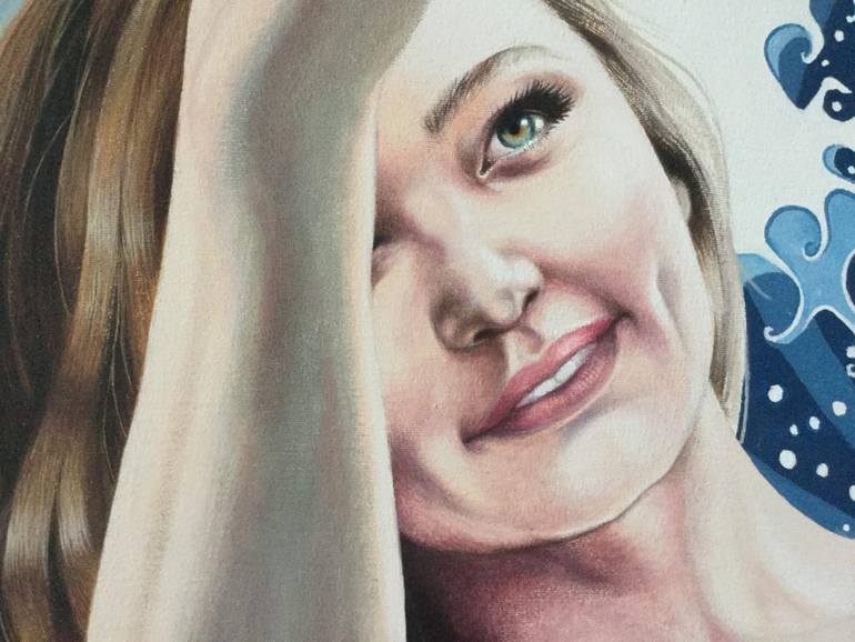 Original Figurative Pop Culture/Celebrity Painting by Cristina Cañamero