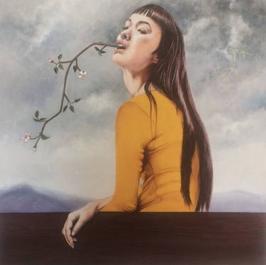 Saatchi Art Artist Cristina Cañamero; Painting, “April” #art