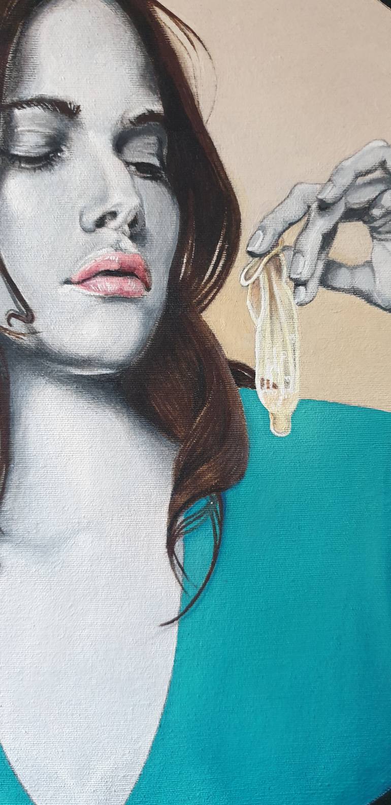 Original Figurative Women Painting by Cristina Cañamero