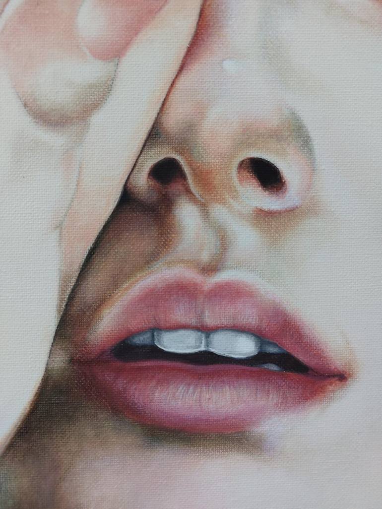 Original Figurative Portrait Painting by Cristina Cañamero