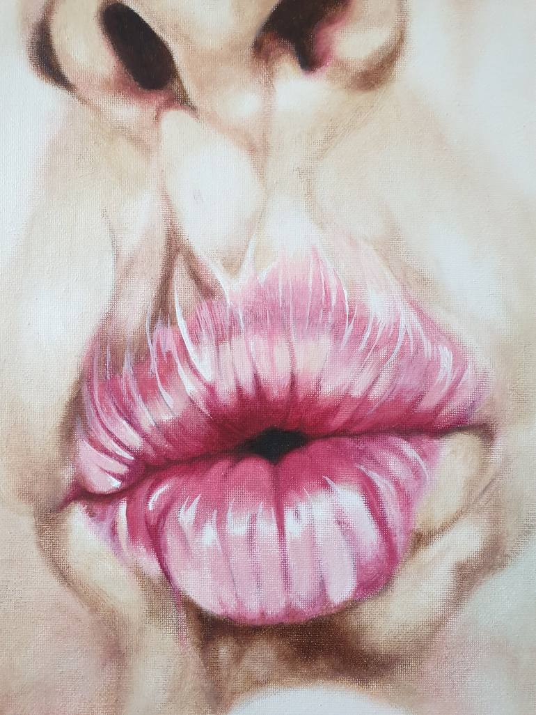 Original Portrait Painting by Cristina Cañamero