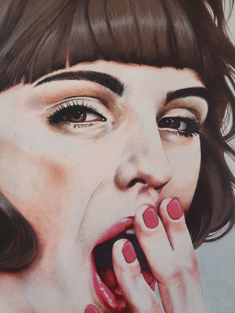 Original Popular culture Painting by Cristina Cañamero