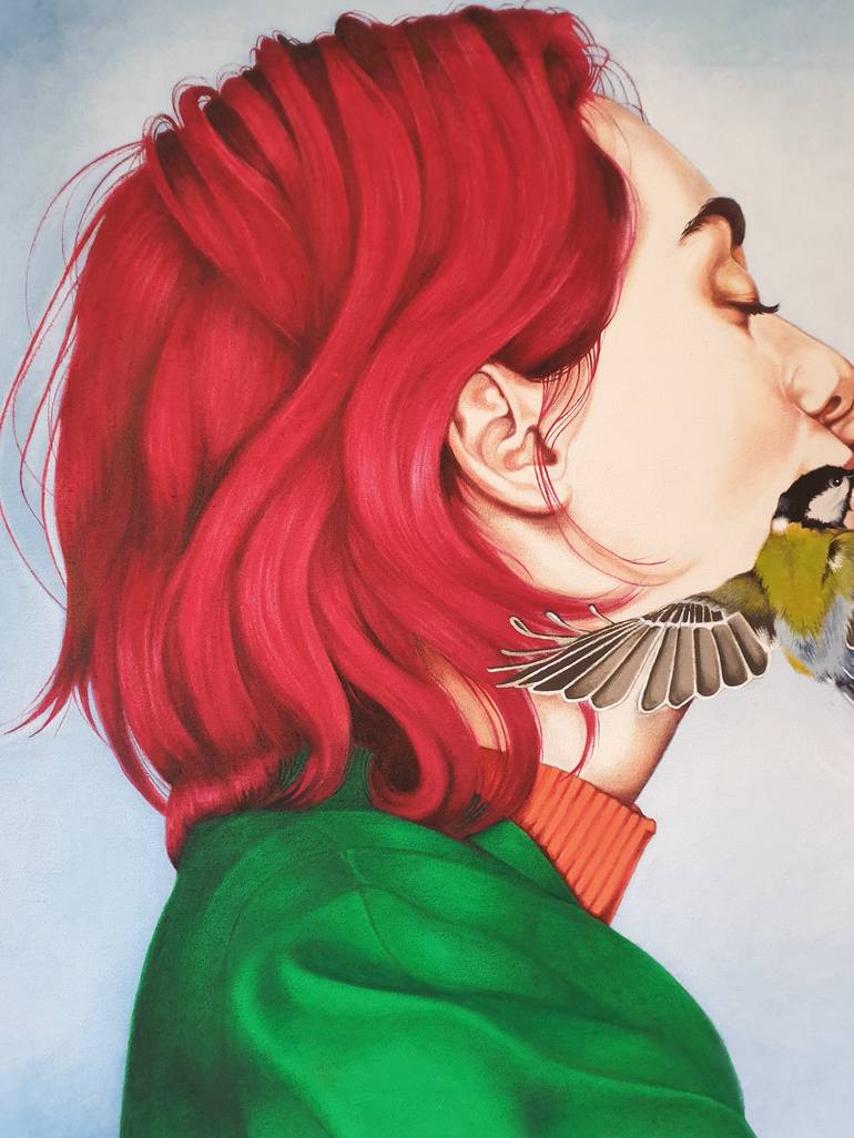 Original Figurative Humor Painting by Cristina Cañamero