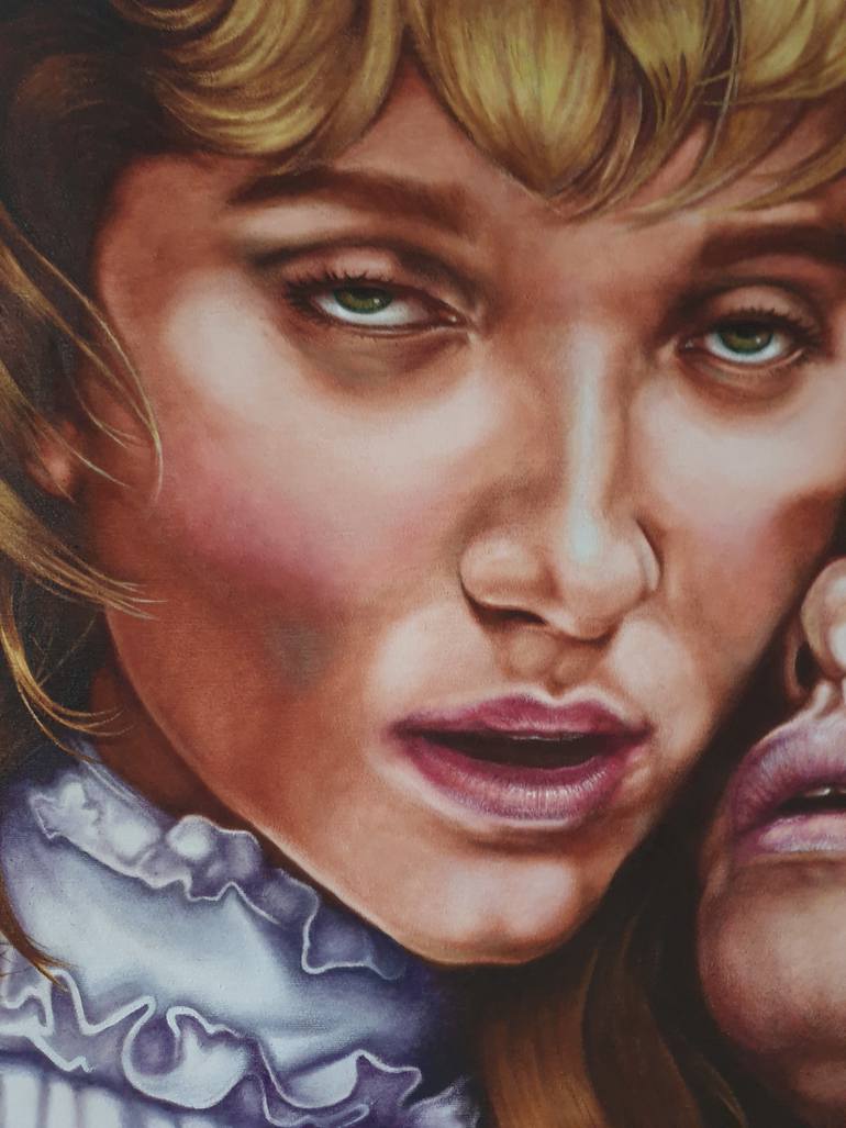 Original Figurative People Painting by Cristina Cañamero
