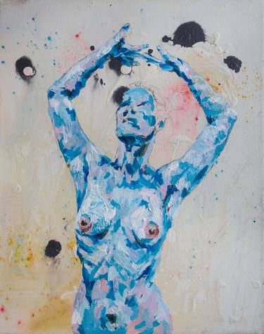 Print of Impressionism Nude Paintings by Zach Hoskin