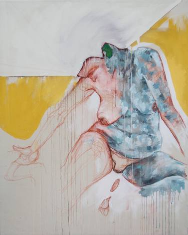 Print of Figurative Nude Paintings by Zach Hoskin