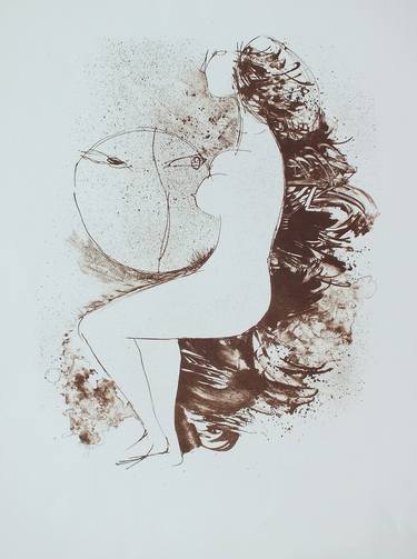 Print of Fine Art Nude Drawings by Araujo Dionisio