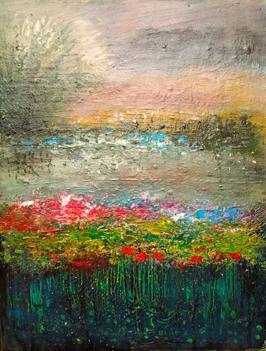 Print of Abstract Expressionism Landscape Paintings by Elena Ivanova