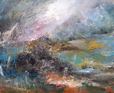 Original Abstract Expressionism Seascape Paintings by Elena Ivanova