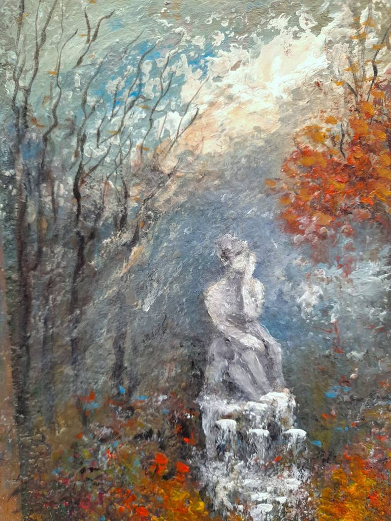 Original Seasons Painting by Elena Ivanova