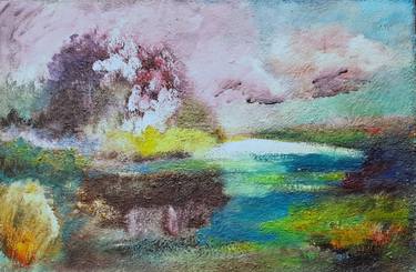 Original Abstract Expressionism Landscape Paintings by Elena Ivanova