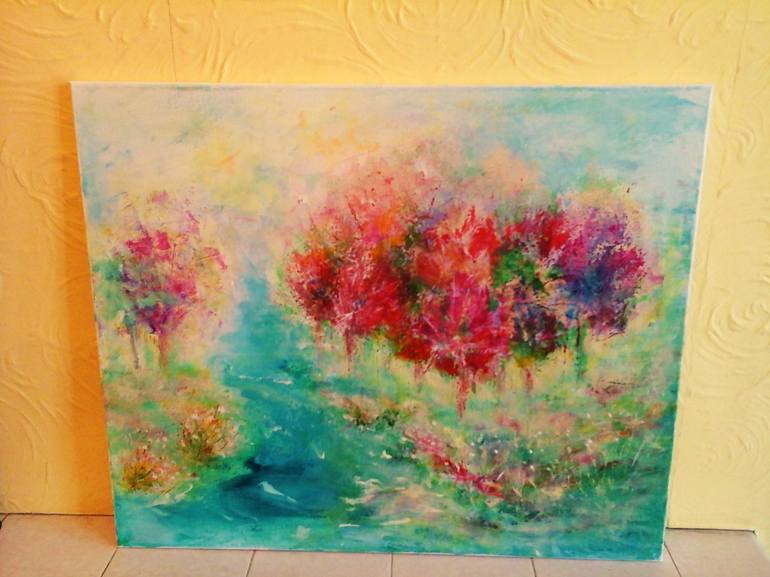 Original Tree Painting by Elena Ivanova