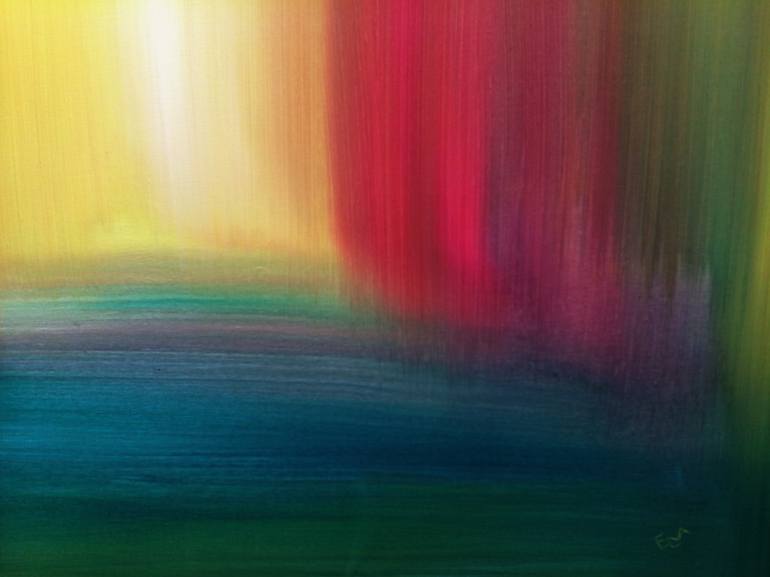 Original Abstract Expressionism Light Painting by Elena Ivanova