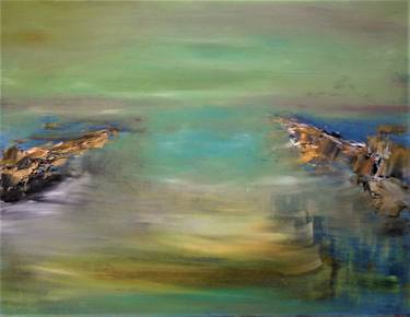 Original Abstract Expressionism Seascape Paintings by Elena Ivanova