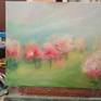 Series of English countryside
Spring, cherry trees blooming....
original, contemporary art, acrylic, canvas,painted with brush and palette knife, white canvas edges, unframed, 50.0 cm x 60.0 cm x 1.5 cm