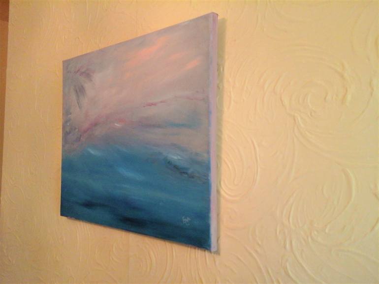 Original Abstract Expressionism Seascape Painting by Elena Ivanova