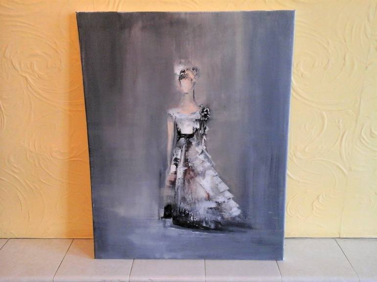 Original Abstract Expressionism Fashion Painting by Elena Ivanova