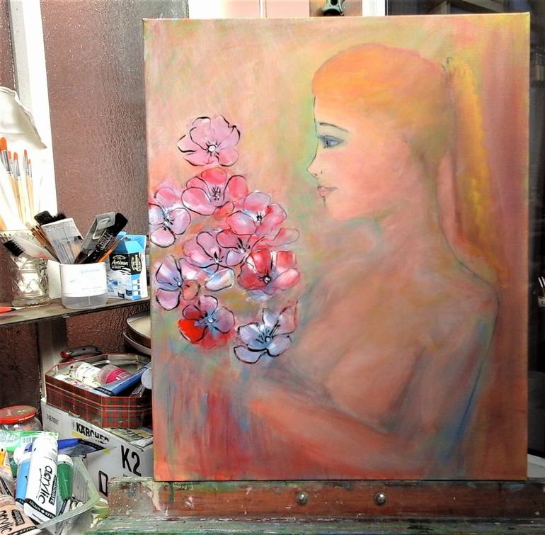 Original Figurative Portrait Painting by Elena Ivanova