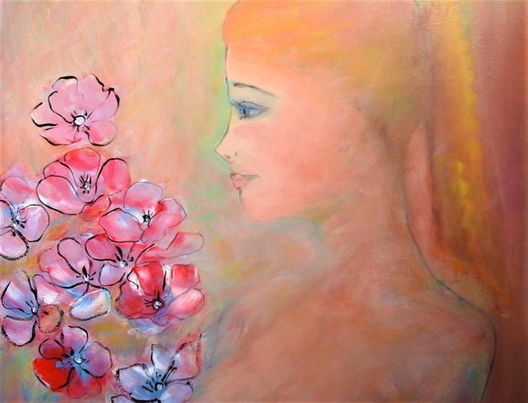 Original Figurative Portrait Painting by Elena Ivanova