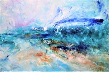 Original Abstract Expressionism Seascape Paintings by Elena Ivanova