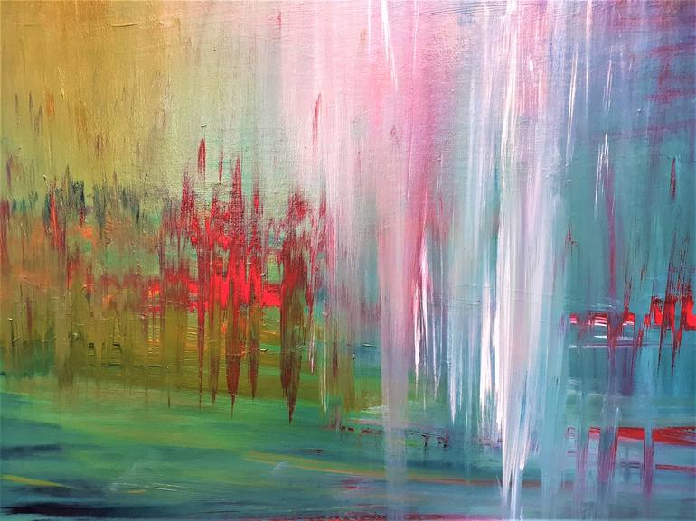 Original Abstract Expressionism Fantasy Painting by Elena Ivanova