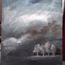 Series of English countryside
Grey day, strong wind moving black clouds...
original painting, acrylic on canvas, painted with brush, edges painted black, unframed, size is 46.0 cm x 61.0 cm x 3.5 cm