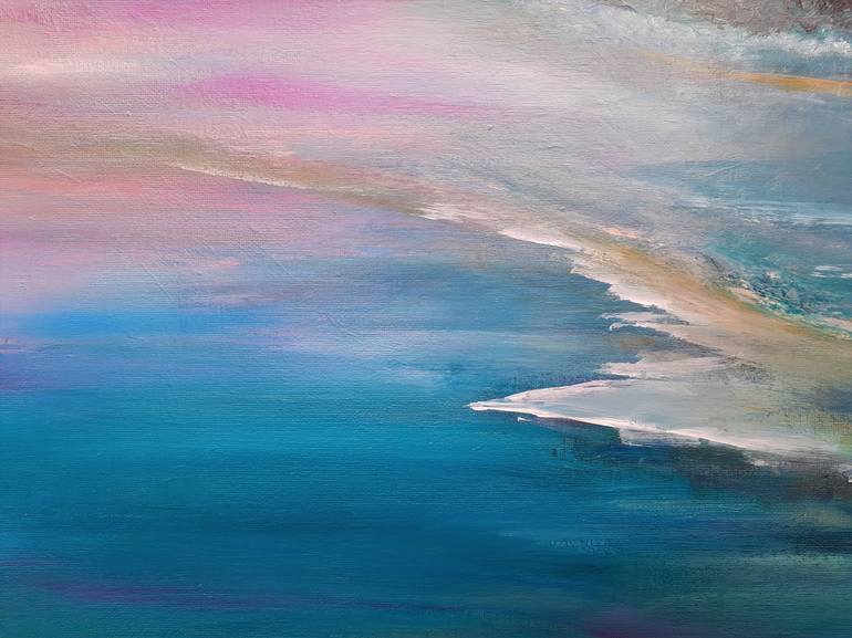 Original Expressionism Seascape Painting by Elena Ivanova