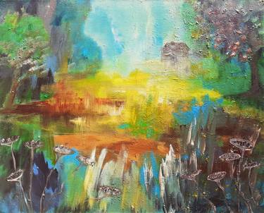 Original Impressionism Landscape Paintings by Elena Ivanova