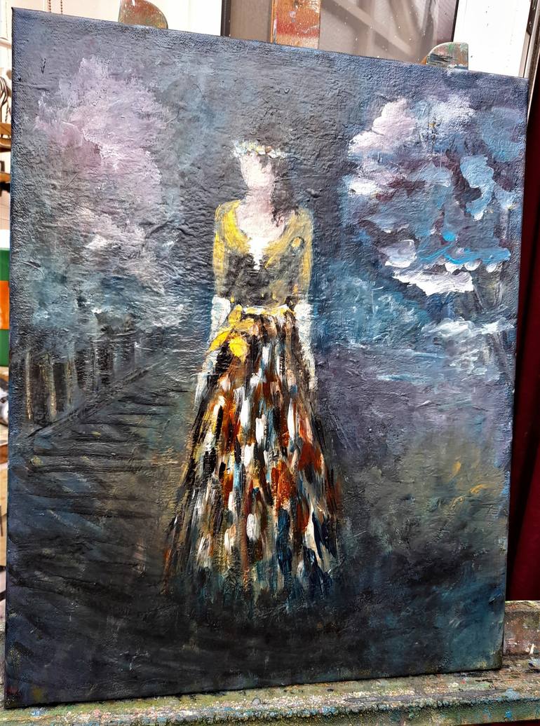 Original Figurative Fashion Painting by Elena Ivanova