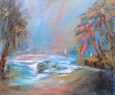 Print of Beach Paintings by Elena Ivanova