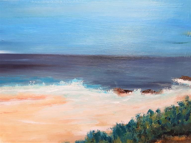 Original Fine Art Beach Painting by Elena Ivanova