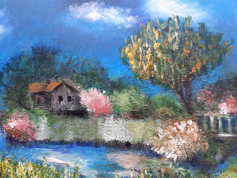 Original Landscape Painting by Elena Ivanova